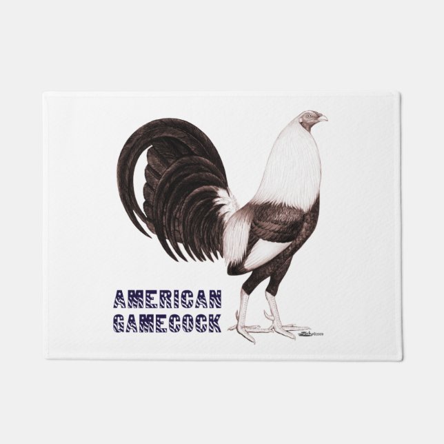Gamecock Sepia Fußmatte (Vorderseite)