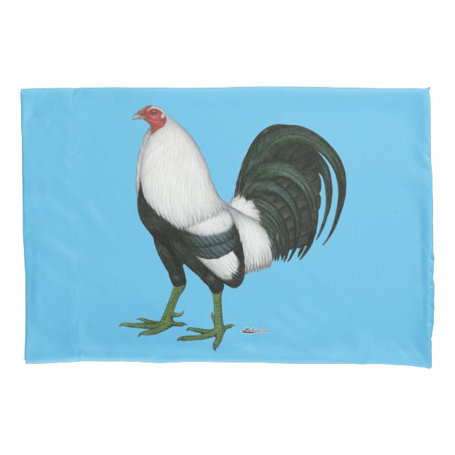 Gamecock Silver Duckwing Kissenbezug (Vorderseite)