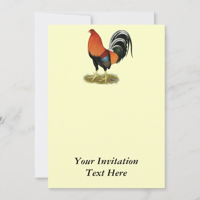 Gamecock Wheaten Einladung (Vorderseite)