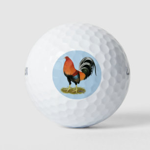 Gamecock Wheaten Rooster Golfball