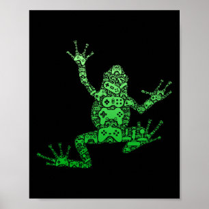 Gamecontroller Men Boys Kids Teens - Video Gamer Poster