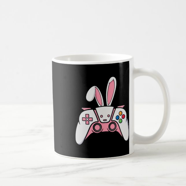Gamecontroller mit sonnigen Ohren Funny Oaster Gam Kaffeetasse (Rechts)