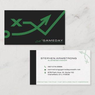 Gameday Business Card Visitenkarte