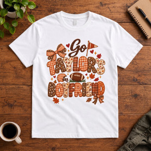 Gameday Fan Go Taylors Freund Fußball-Schleife T-Shirt
