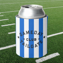 Gameday Tailgate Club Blue Strip Custom Party
