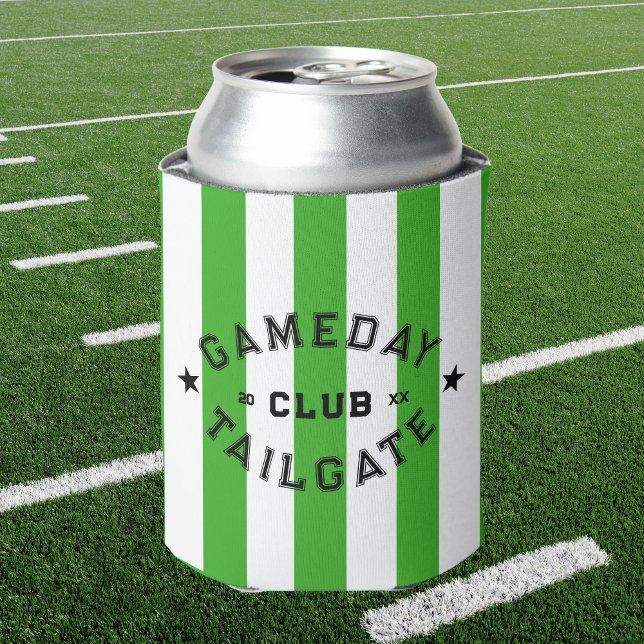 Gameday Tailgate Club Green Strip Custom Party Dosenkühler (Von Creator hochgeladen)