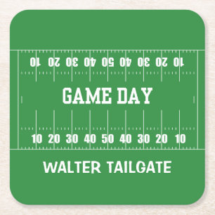 GameDay Tailgate Untersetzer Football Party Unte