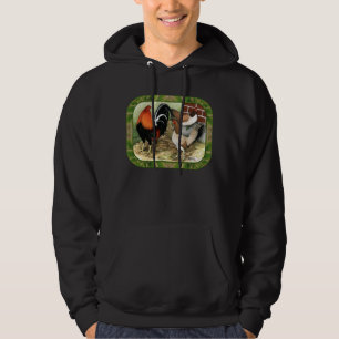 Gamefowl auf dem Bauernhof Hoodie