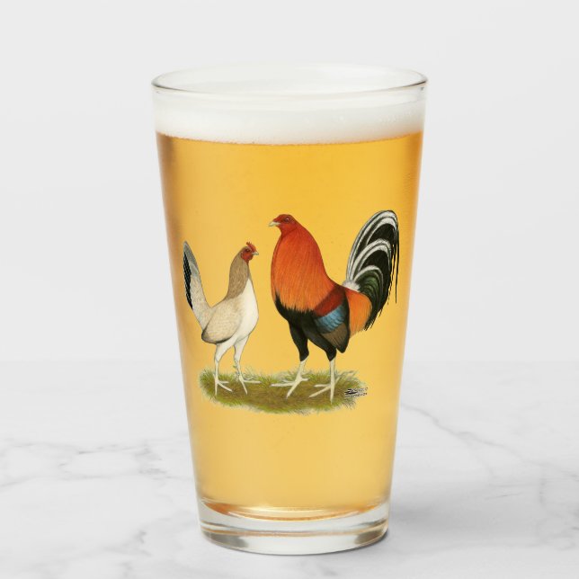 Gamefowl Glas (Vorne (Gefüllt))