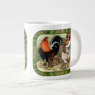 Gamefowl im Betrieb Jumbo-Tasse