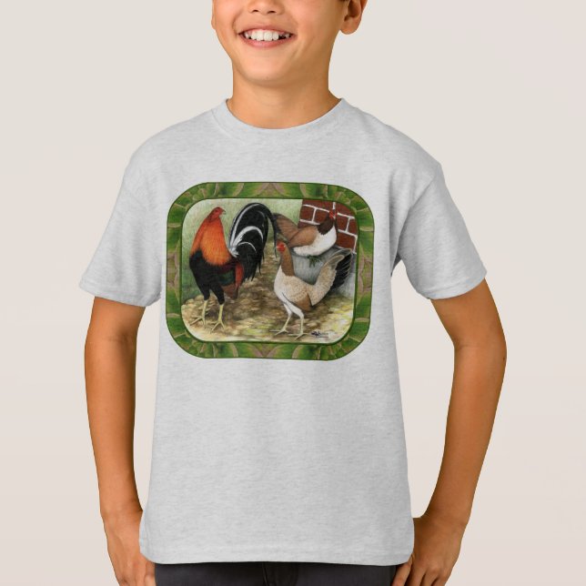 Gamefowl im Betrieb T-Shirt (Vorderseite)