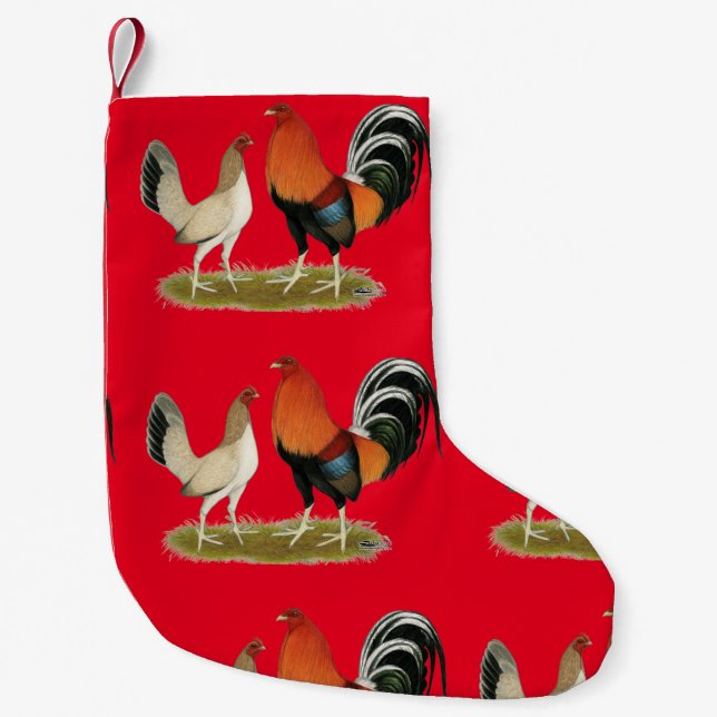 Gamefowl Kleiner Weihnachtsstrumpf (Vorderseite)