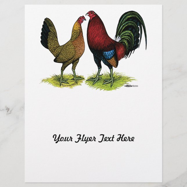 Gamefowl Pair Flyer (Vorne)