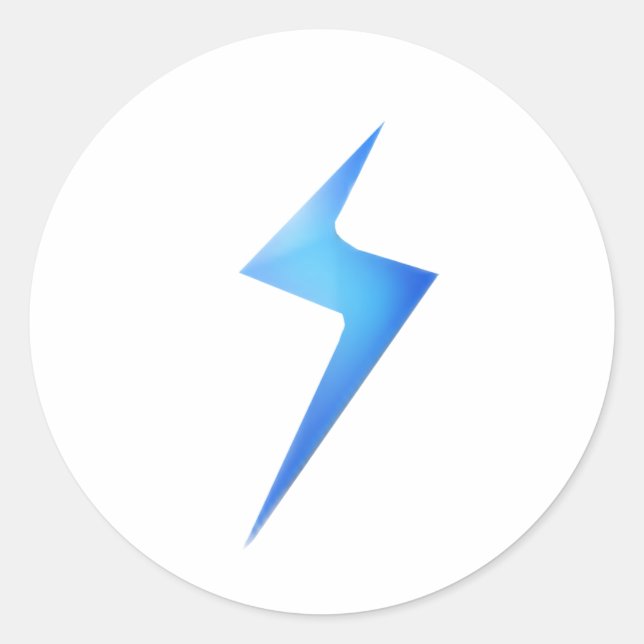 Gamefresh Bolt Runder Aufkleber (Vorderseite)