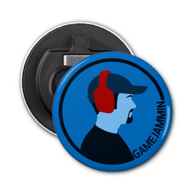 GameJammin Magnet-Flaschen-Öffner Flaschenöffner (Vorderseite)