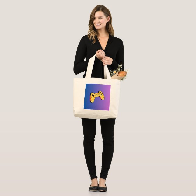 Gamepad Bag Jumbo Stoffbeutel (Vorderseite (Model))