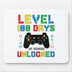 Gamer 100. Schultag 100 Tage ungezwungen Mousepad
