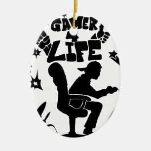 Gamer 4 Life Keramikornament