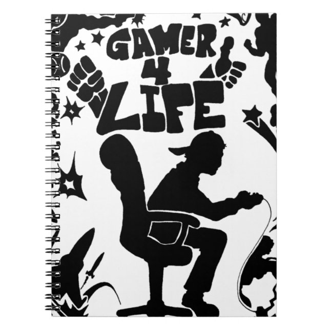 Gamer 4 Life Notizblock (Vorderseite)