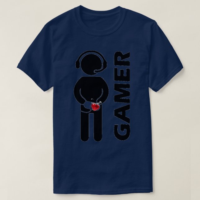 Gamer (9) T-Shirt (Design vorne)