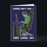 Gamer altern nicht bis zum Geburtstag Karte<br><div class="desc">Der Standardtext dieses Designs kann durch das Löschen der Textebene im Zazzle-Editor geändert werden. Dann können Sie einfach Ihren eigenen Text hinzufügen. Diese PC-Video-Gaming-themed Geburtstagskarte ist ideal, um an einen Freund oder Liebsten zu senden. Dieses Design wird digital von Charlotte Rowlands von Cupsie's Kreationen illustriert, sodass es nur in einem...</div>