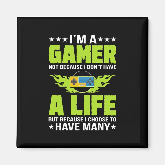 Gamer Am A Gamer Magnet (Vorne)