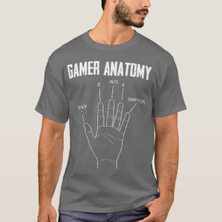Gamer Anatomy Gaming-Geschenk T-Shirt