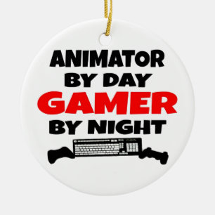 Gamer Animator Keramikornament