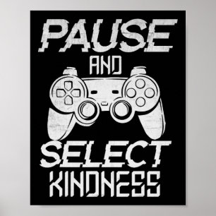 Gamer Anti-Mobbing-Einheitstag Kinder Jungen Gamin Poster