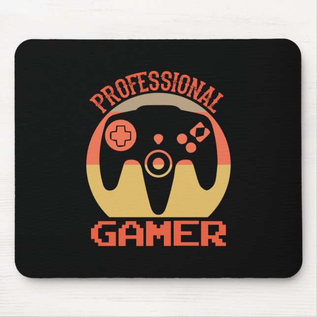 Gamer Art Beruflich Gamer Mousepad (Vorne)