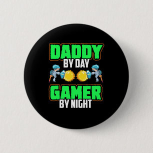 Gamer Art Daddy und Gamer by Night Button