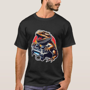 Gamer Bartagamen-Shirt Pogona Gaming Bartagame T-Shirt
