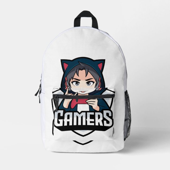 Gamer Bedruckter Rucksack (Vorderseite)