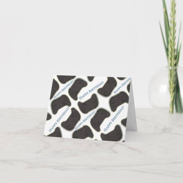 Gamer Birthday Card Dankeskarte (Vorderseite)