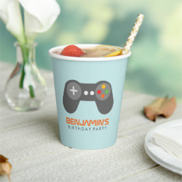 Gamer Birthday Party Paper Cup Pappbecher