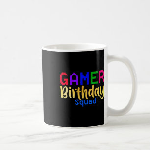 Gamer Birthday Squad Party Happy B-day Video Game Kaffeetasse