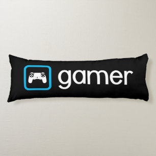Gamer (blau) seitenschläferkissen