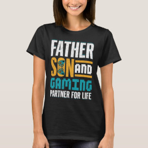 Gamer Bond – Vater und Sohn spielen zusammen T-Shirt