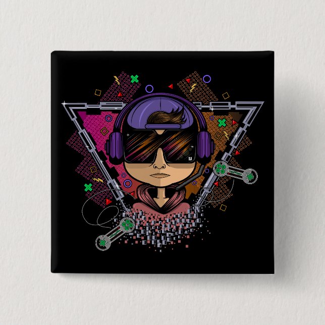 Gamer Boy Button (Vorderseite)