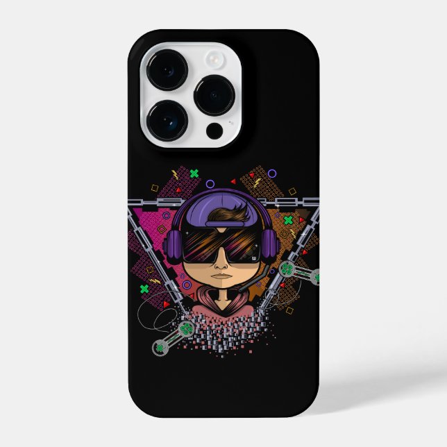 Gamer Boy iPhone Hülle (Rückseite)