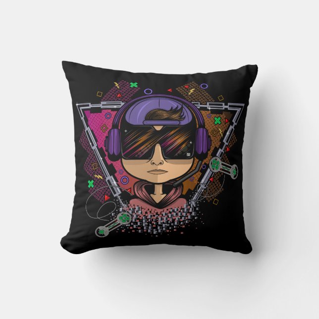 Gamer Boy Kissen (Vorderseite)