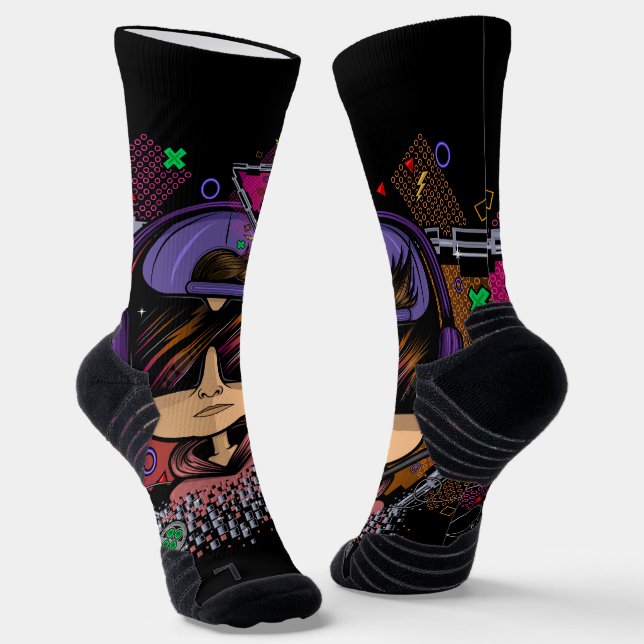 Gamer Boy Socken (Gewinkelt)
