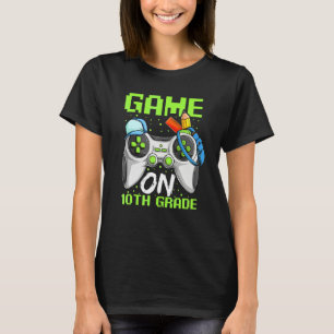 Gamer Boys Game On 10. Klasse   Zurück zur Schule T-Shirt