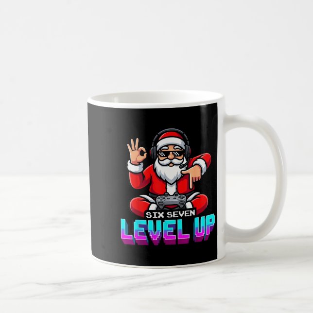 Gamer Boys Santa Video Game Christmas 67  Kaffeetasse (Rechts)