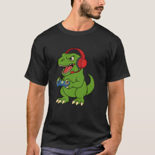 Gamer Bruh Dinosaur Videospiele Geschenk für Junge T-Shirt