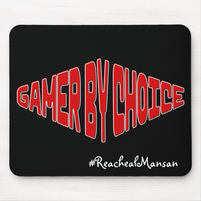 Gamer By choice Cooles Mousepad für Gamer (Vorne)