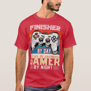 Gamer by day Gamer by night Video Gaming Fans R T-Shirt