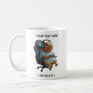 Gamer Capybara beim Videospielen Kaffeetasse
