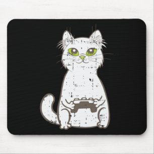 Gamer Cat Video Game Controller Niedlich Gaming Ge Mousepad
