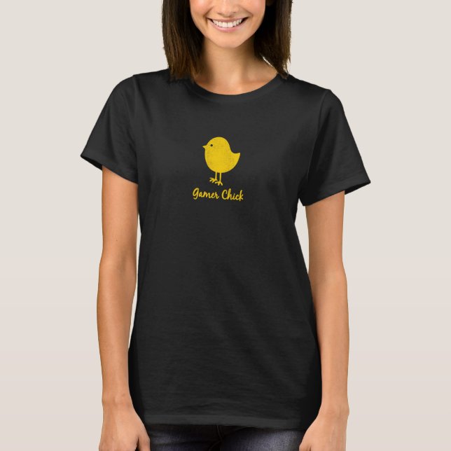 Gamer Chick  Graphic T-Shirt (Vorderseite)